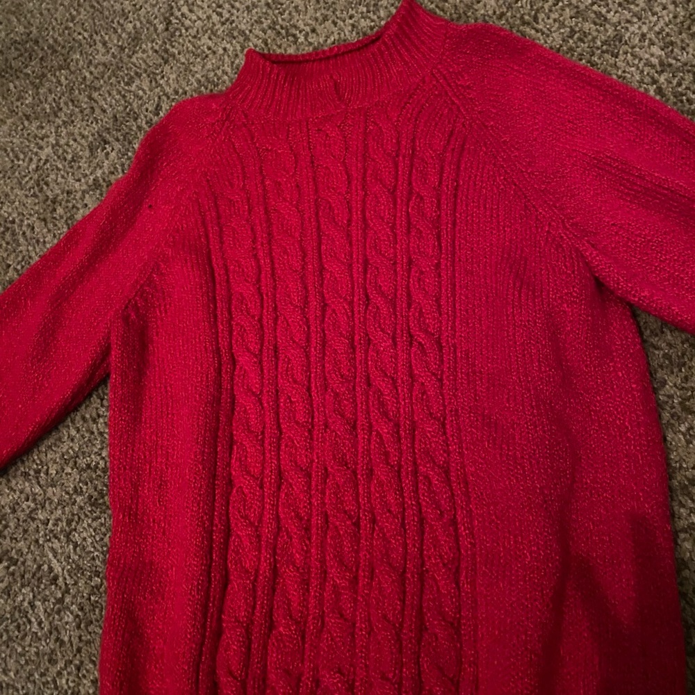 Big red sweater